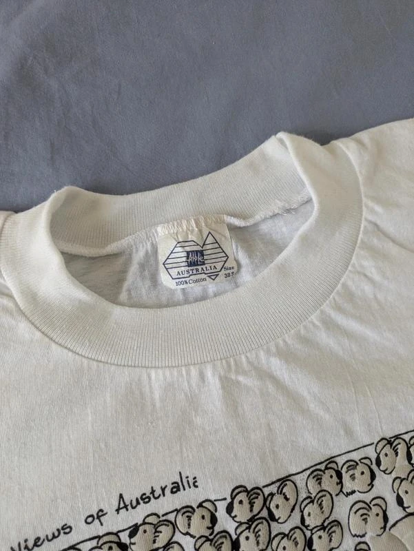 Vintage T-shirt uit de jaren 80 Alies Design Australia Beren geweldige uitzichten op Australië – photo 2